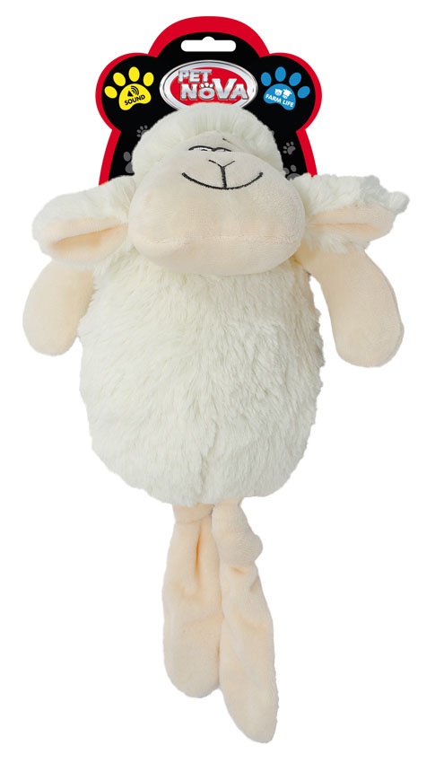 PET NOVA owca pluszowa biała 35 cm