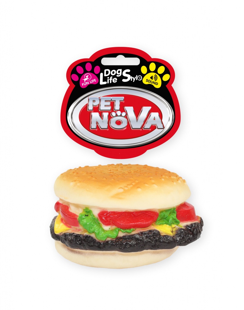 PET NOVA hamburger 9 cm