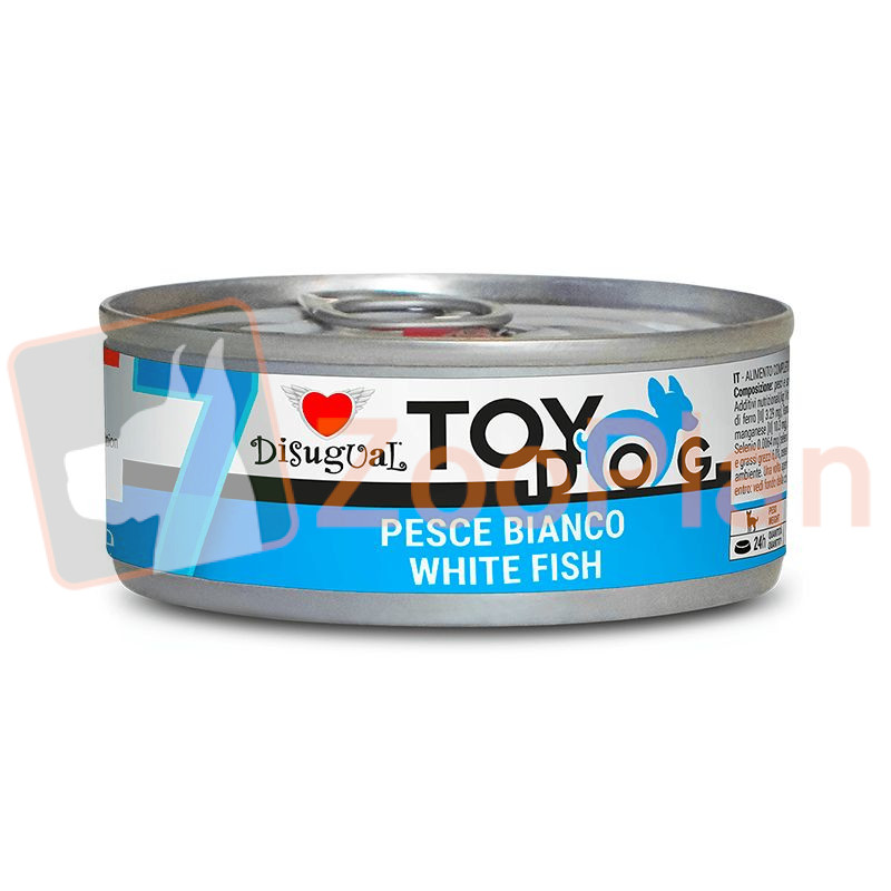 DISUGUAL dog toydog 7 biała ryba