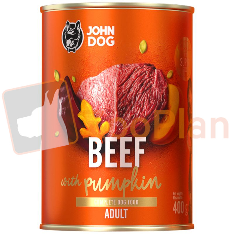 JOHN DOG Pumpkin wołowina z dynią
